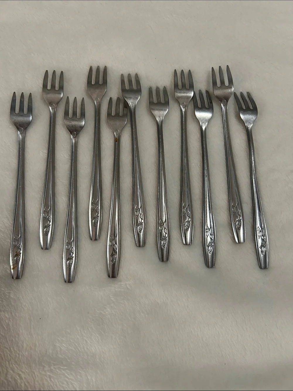 Oneida cocktail forks by 